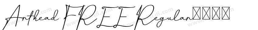Arthead FREE Regular字体转换